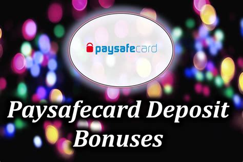 paysafecard bonus